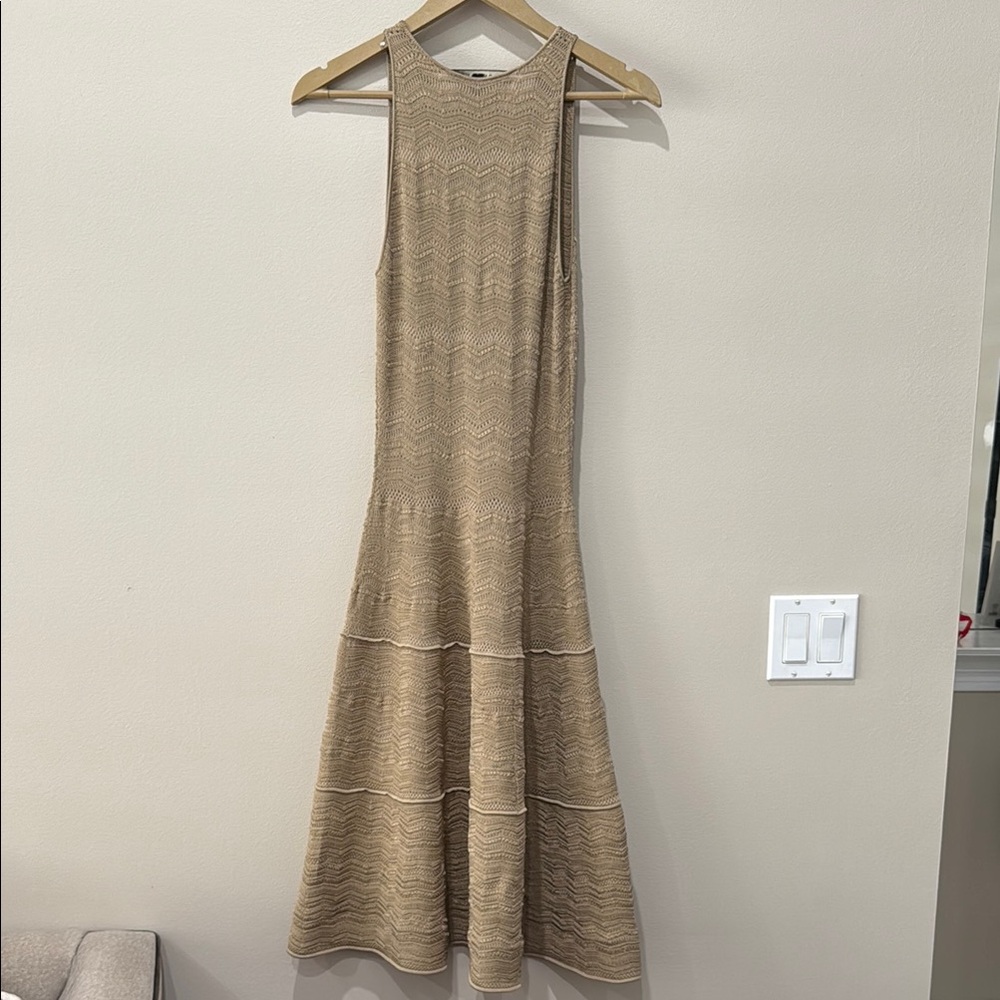 Ralph Lauren Black Label Tan Sleeveless Knit Dress in size S - Picture 4 of 12